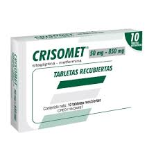 CRISOMET SITAGLIPTINA METFORMINA 50-850MG TAB X 10